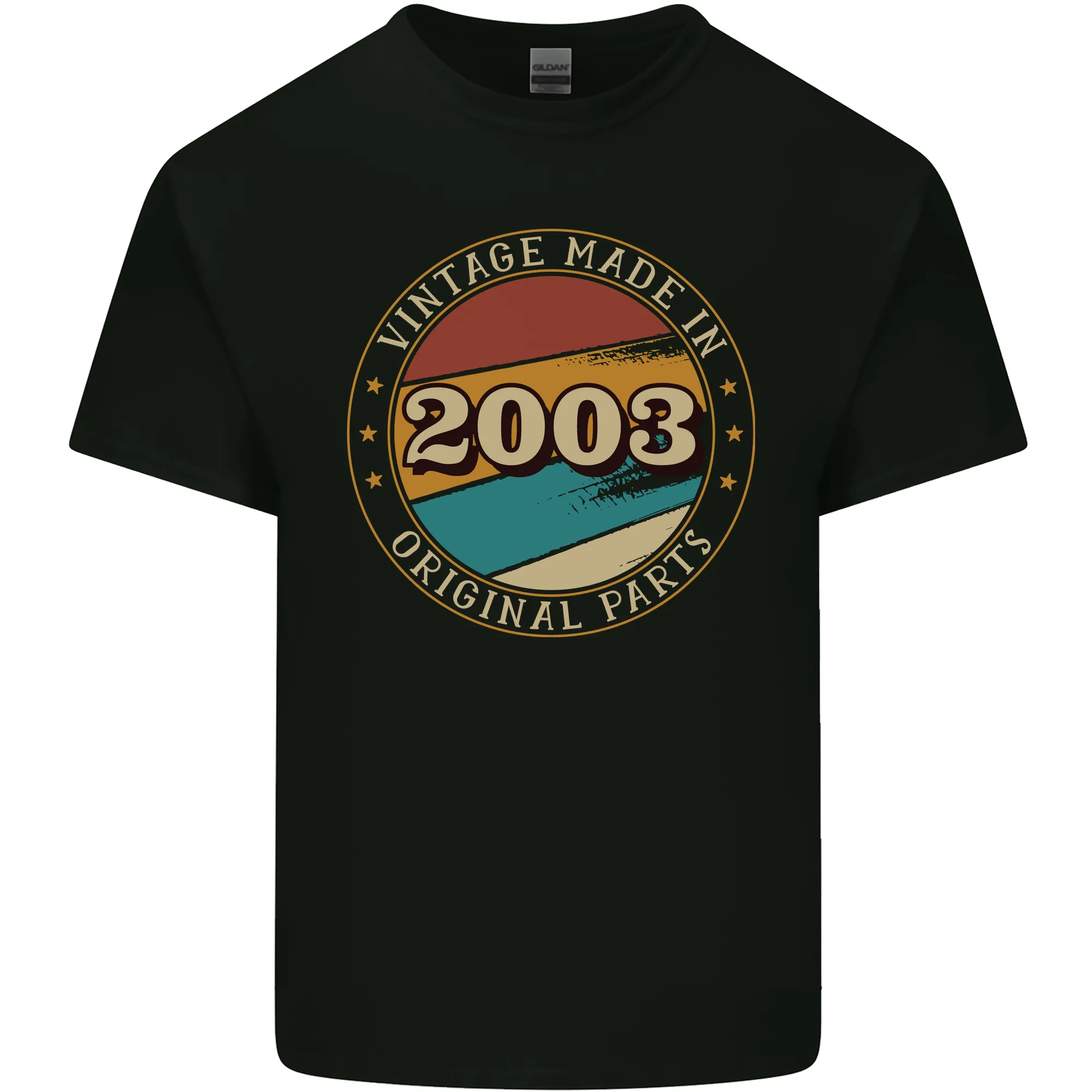 20th Birthday  Vintage Made In 2003 Mens Light Cotton T-Shirt