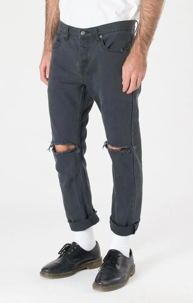 Afends Mens Beat Deadbeat - Slim Fit Denim