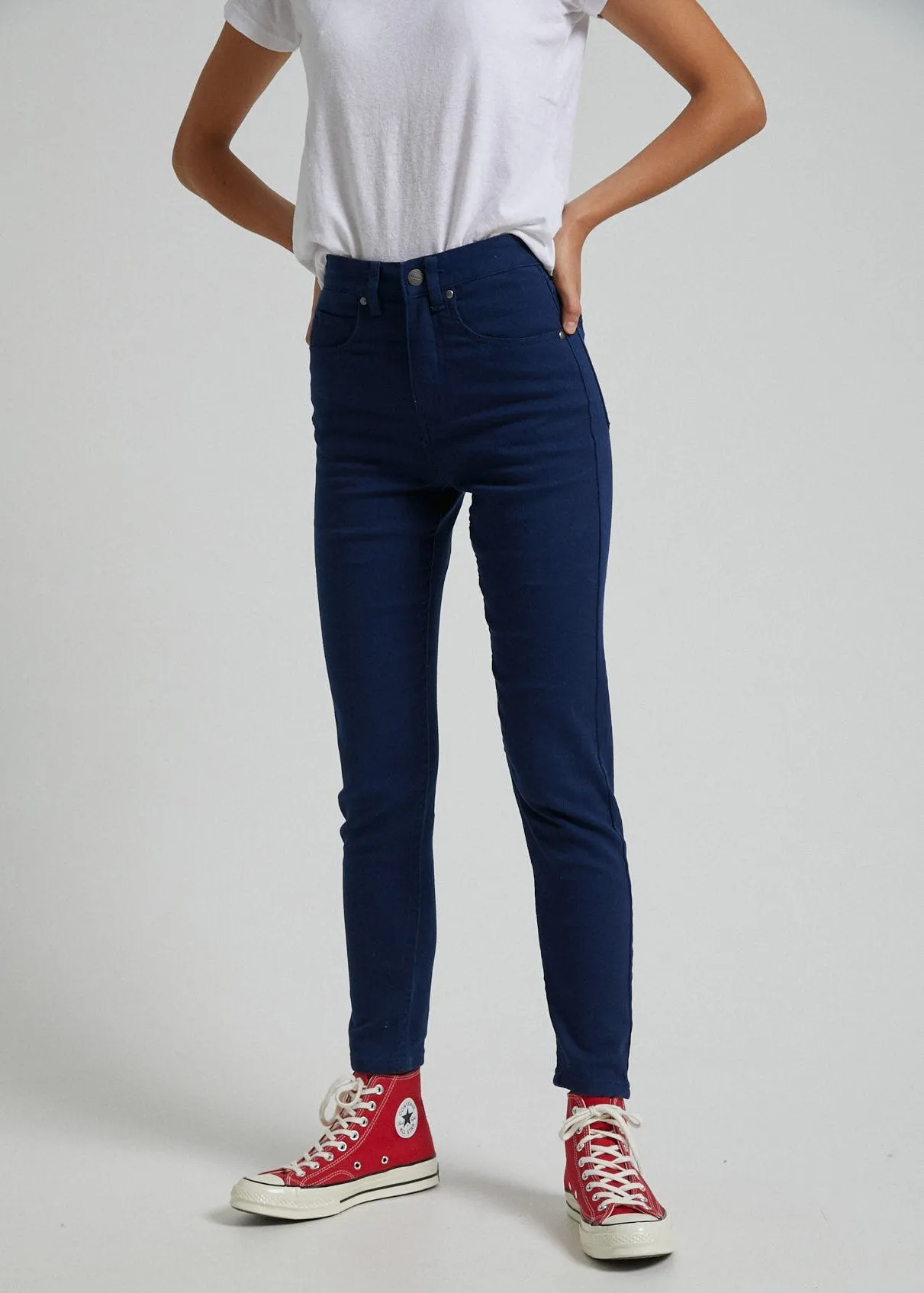 Afends Womens Blondies - Twill Slim Jeans