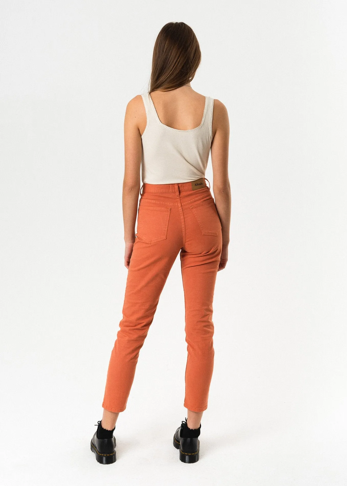 Afends Womens Luckies - Twill Slim Jeans