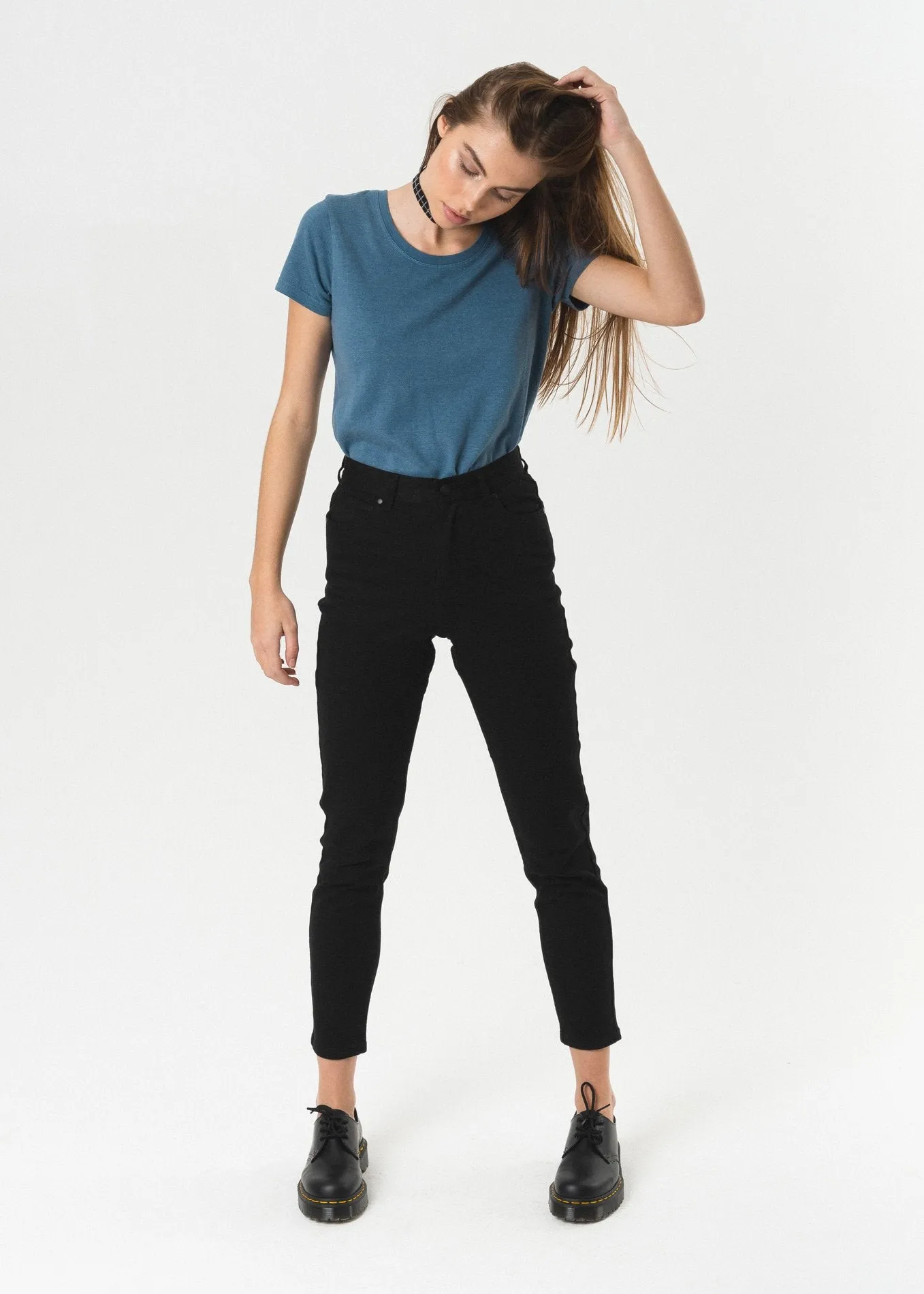 Afends Womens Luckies - Twill Slim Jeans