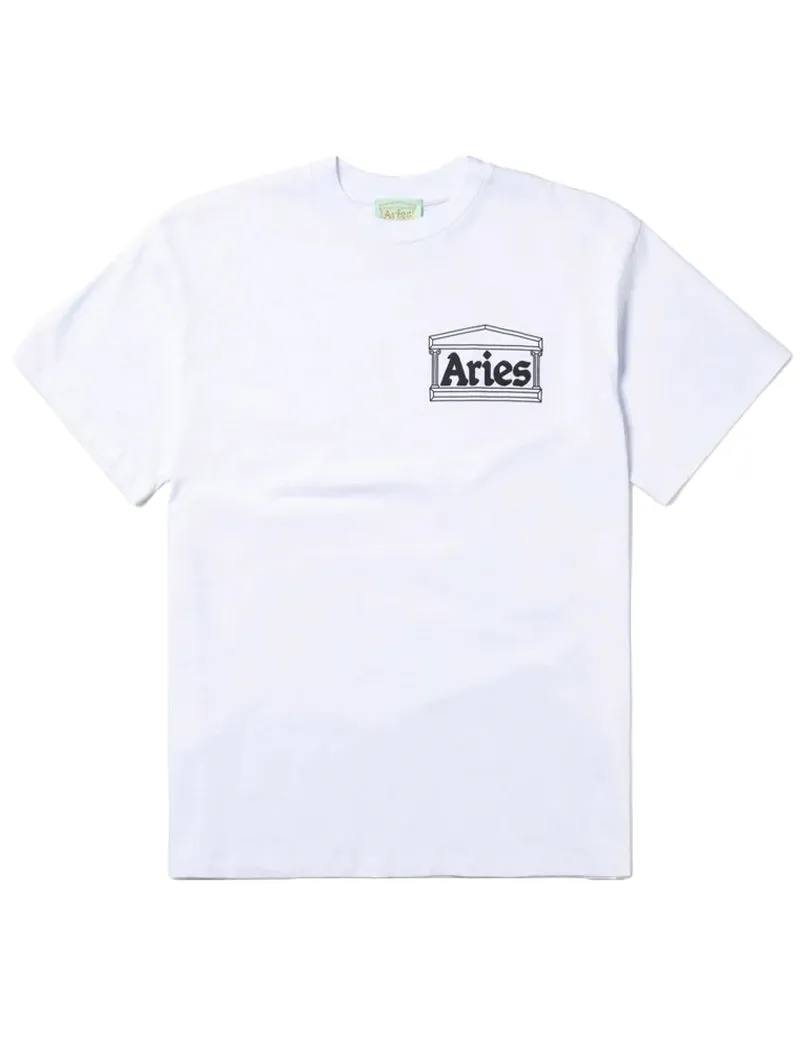 Aries Womens Temple SS Tee White