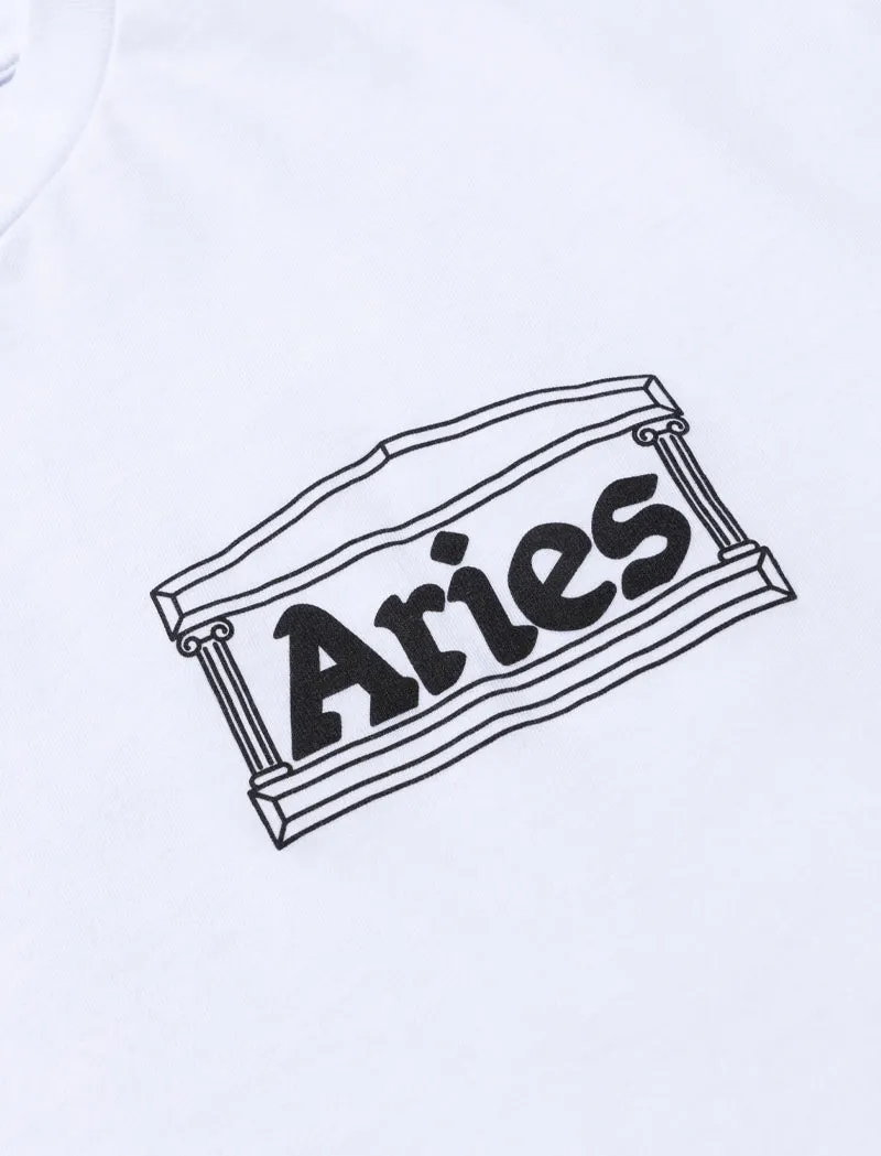 Aries Womens Temple SS Tee White