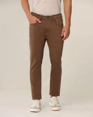 Bleed Zero Slim Yonk Fit Brown Jeans - Abto