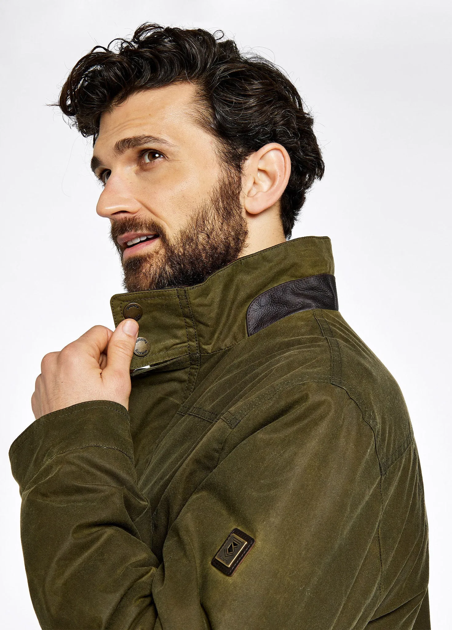 Carrickfergus Men's Wax Jacket - Fennel