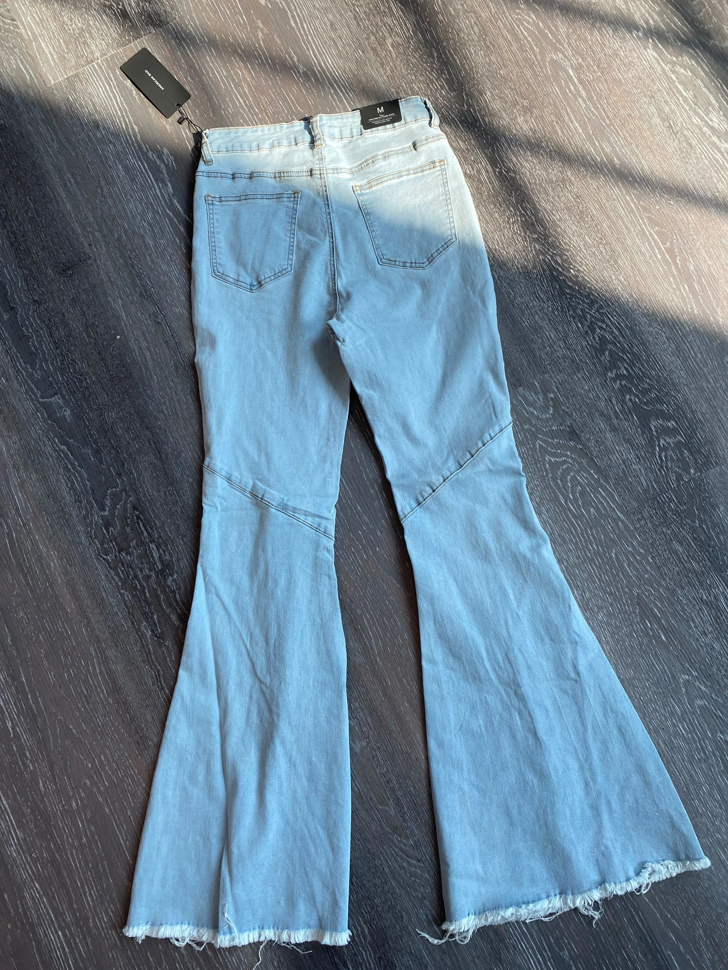 Distressed Flare Jean