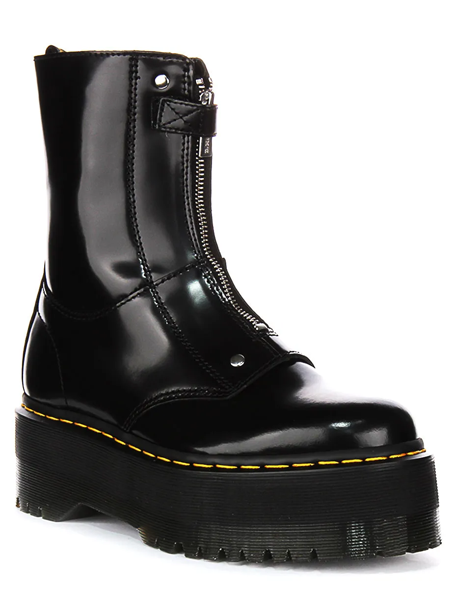 Dr Martens Jetta Hi Max In Black For Women