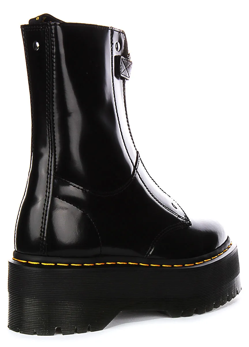 Dr Martens Jetta Hi Max In Black For Women