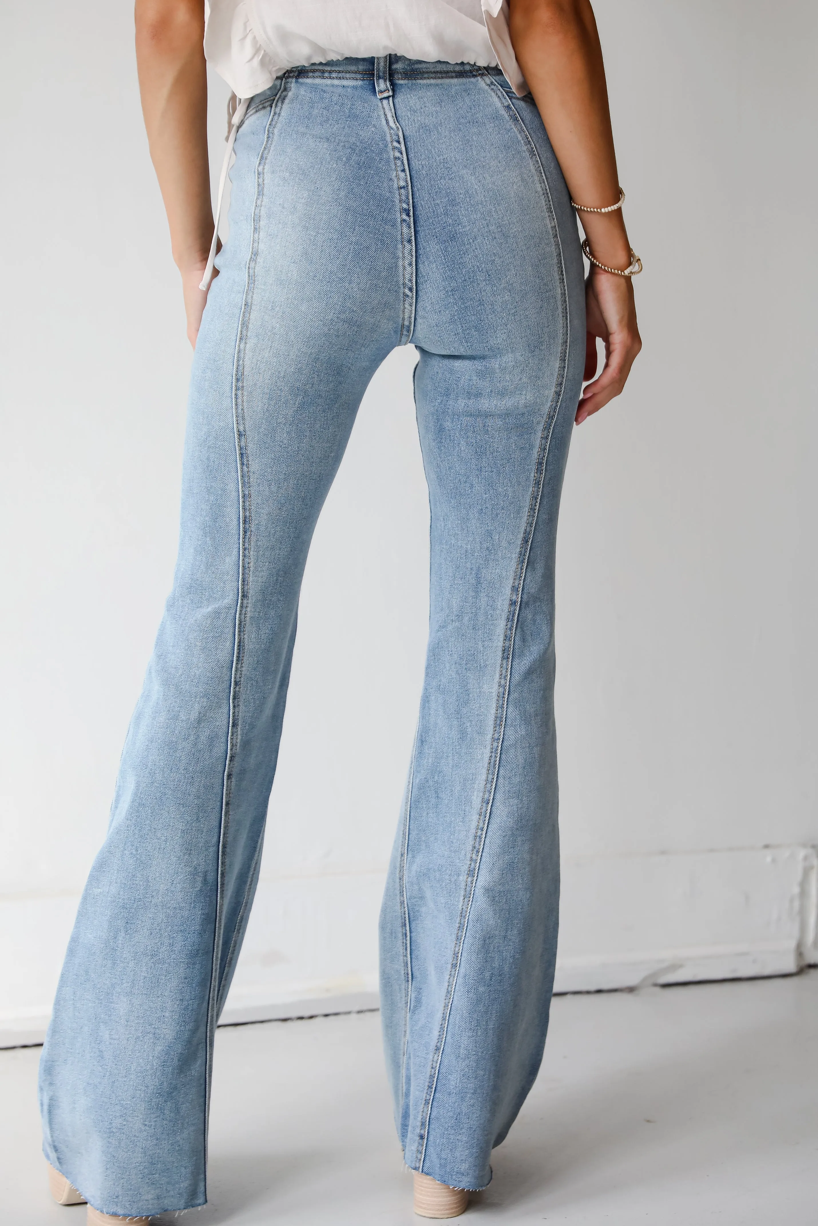 Ellie Medium Wash Flare Jeans