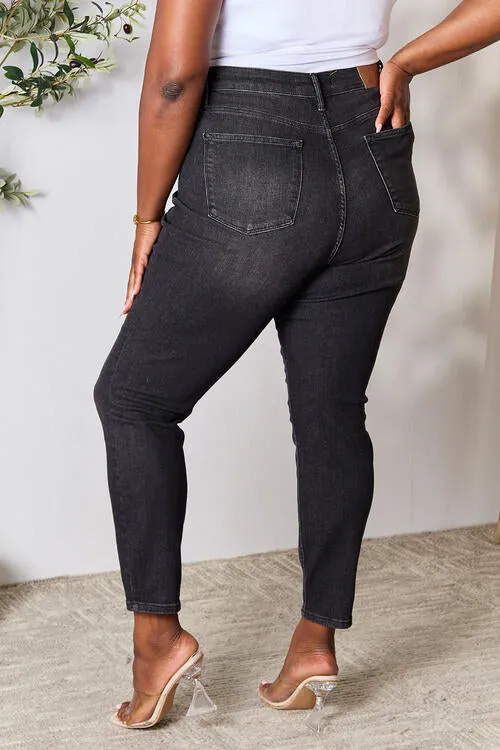 Full Size Tummy Control High Waist Denim Jeans