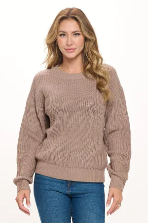 Hailey Long Sleeve Round Neck Sweater