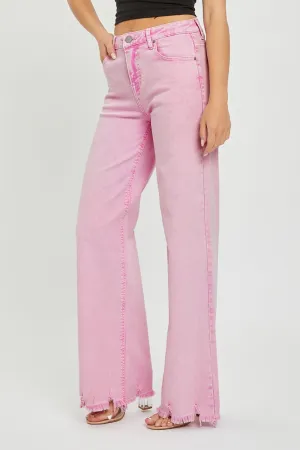 High Rise Wide Leg Jeans