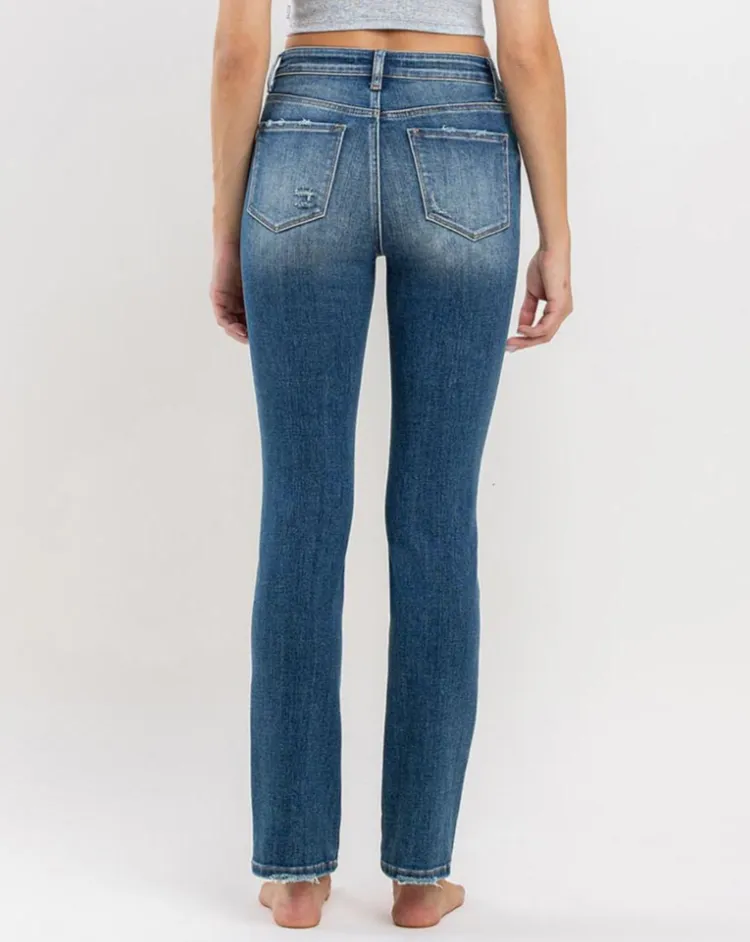 In the Moonlight Slim Straight Medium Wash Jeans