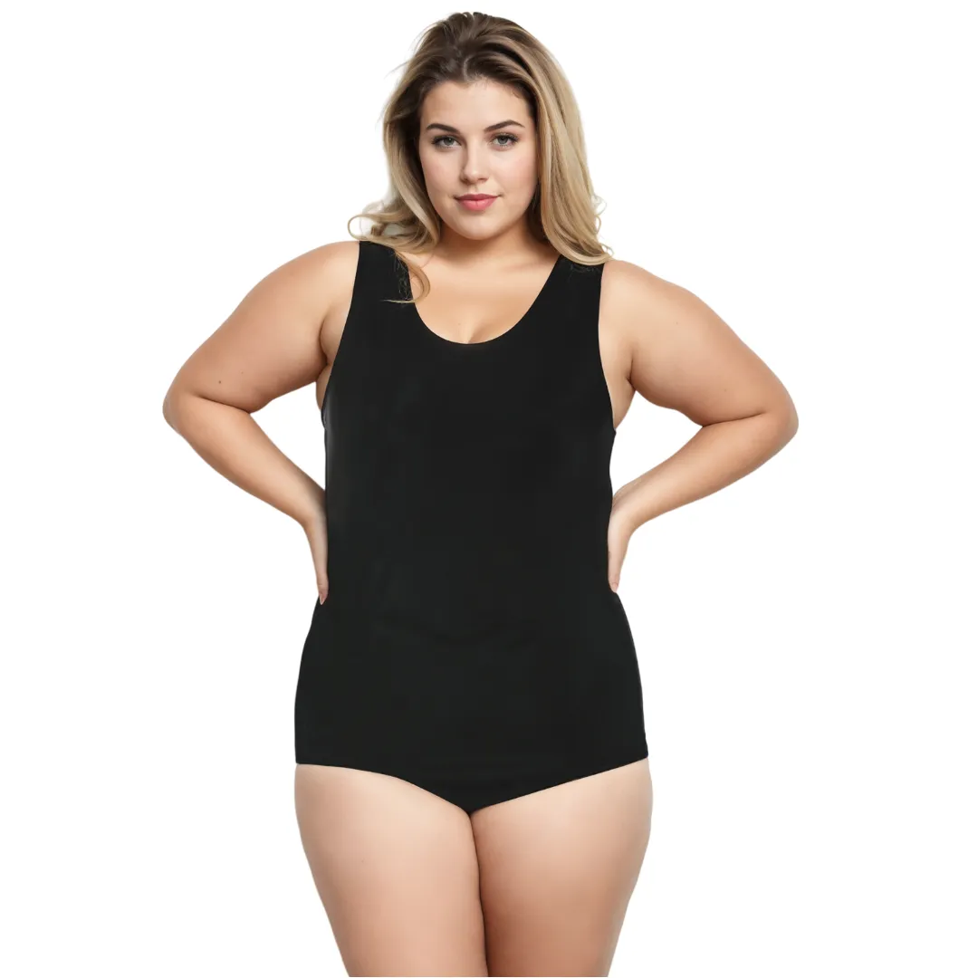 InstantFigure Tank Bodysuit Plus Size Shapewear WB4033C