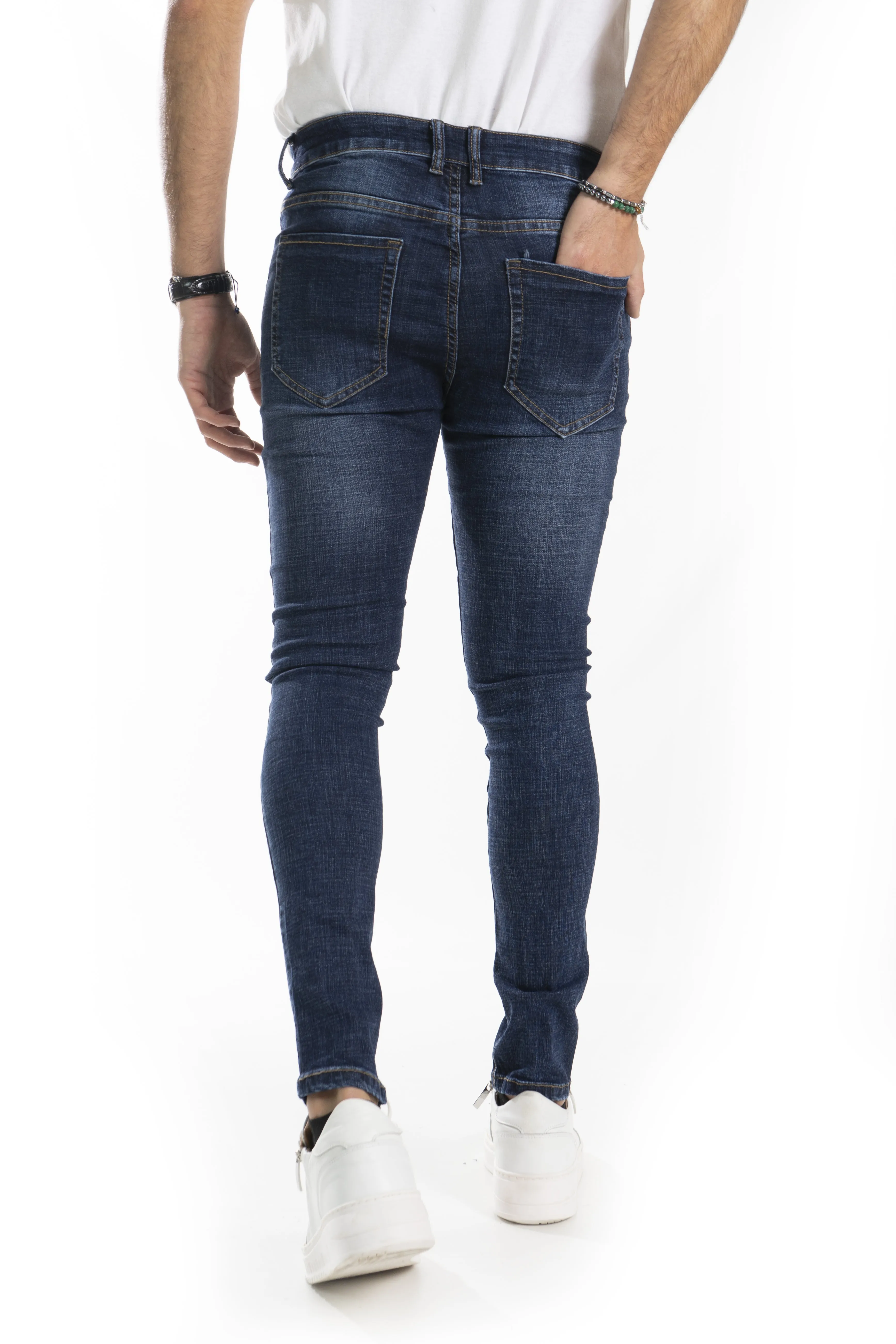 Jeans Uomo Skinny Fit Basic Elastico Art. JS433