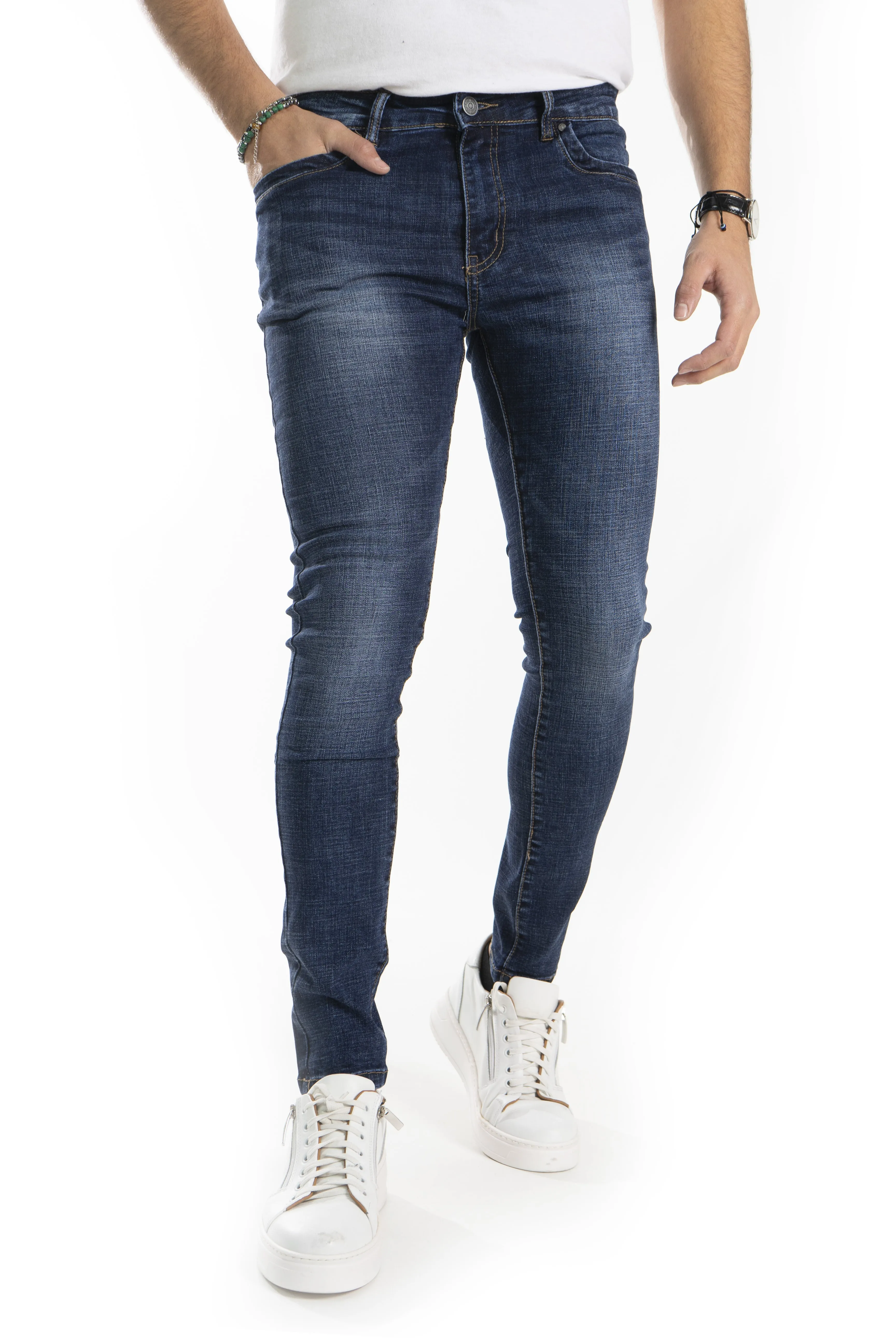 Jeans Uomo Skinny Fit Basic Elastico Art. JS433