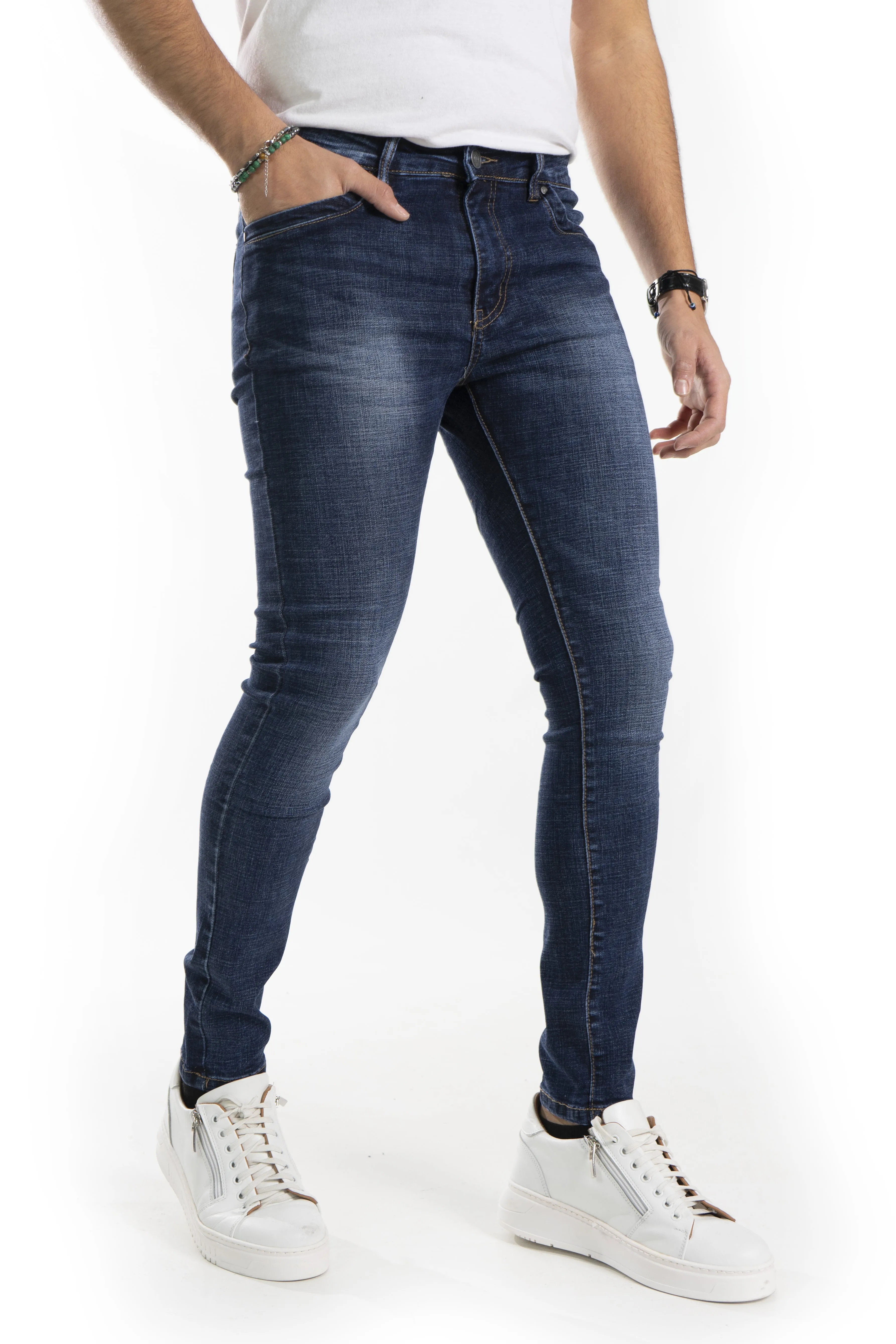 Jeans Uomo Skinny Fit Basic Elastico Art. JS433