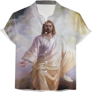 Jesus Picture Christian Hawaiian Shirt - Hawaiian Beach Shirts for Men Women