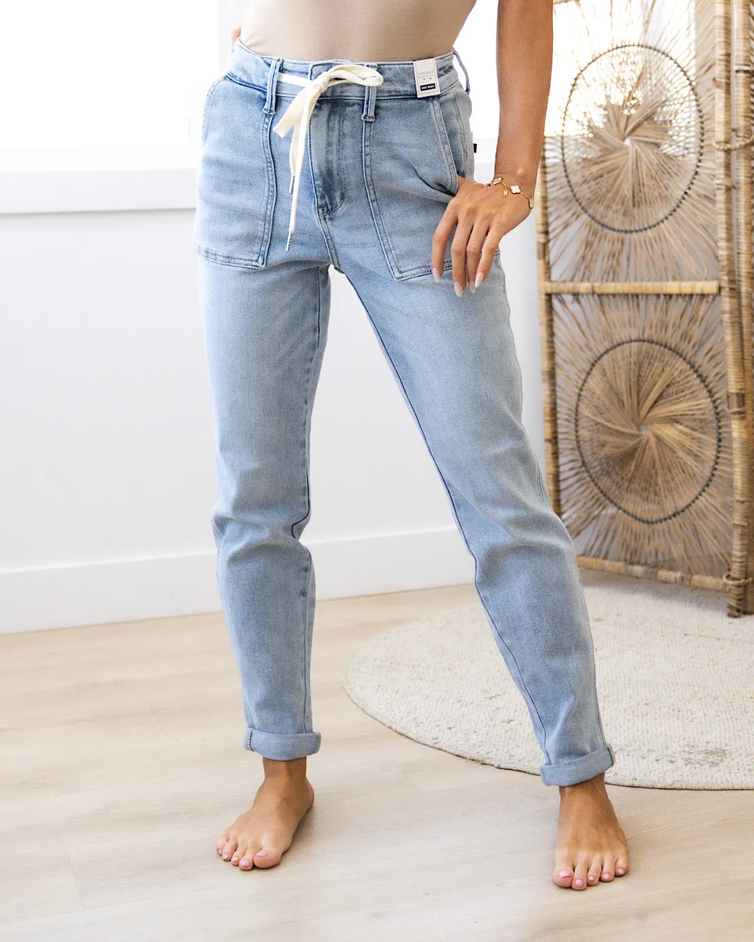 Judy Blue Jody Non Distressed Jogger Jeans