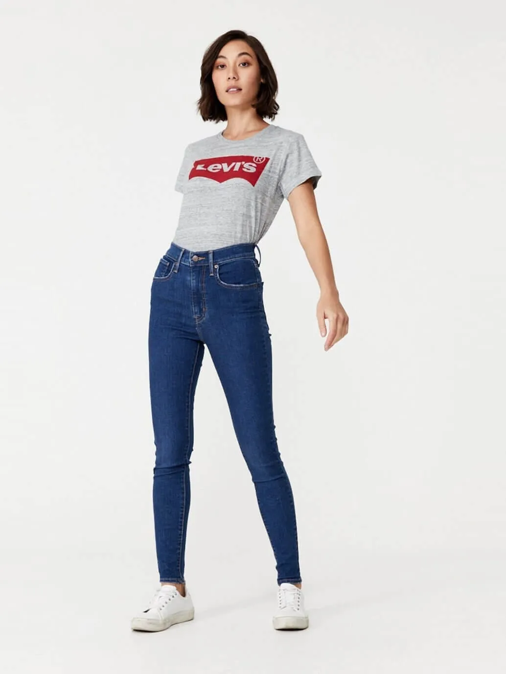 Levi's Mile High Super Skinny Jeans - Toronto Tears