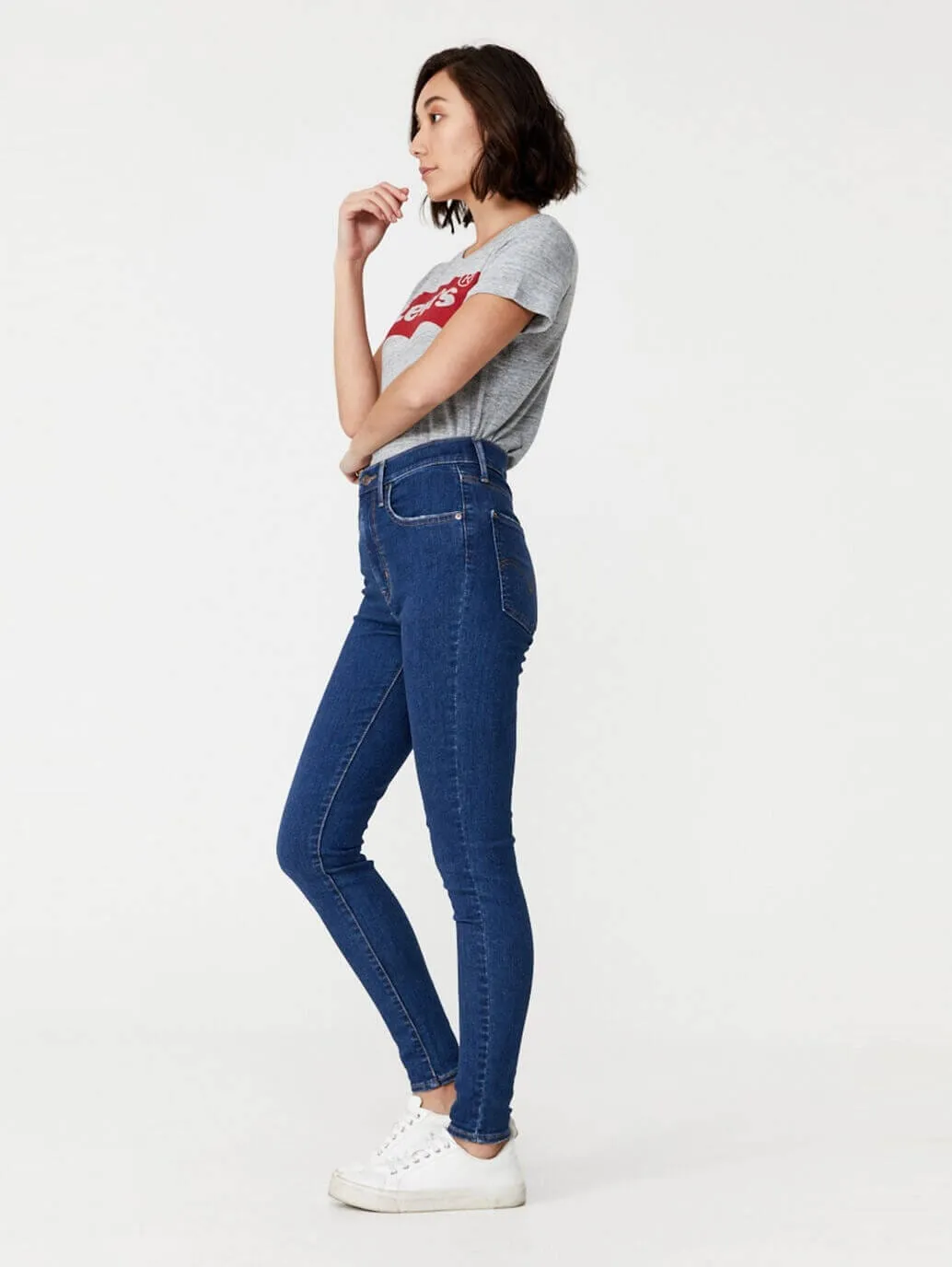 Levi's Mile High Super Skinny Jeans - Toronto Tears