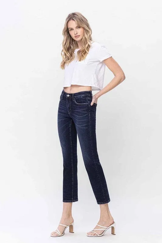 Mid Rise Slim Straight Jeans - Flying Monkey