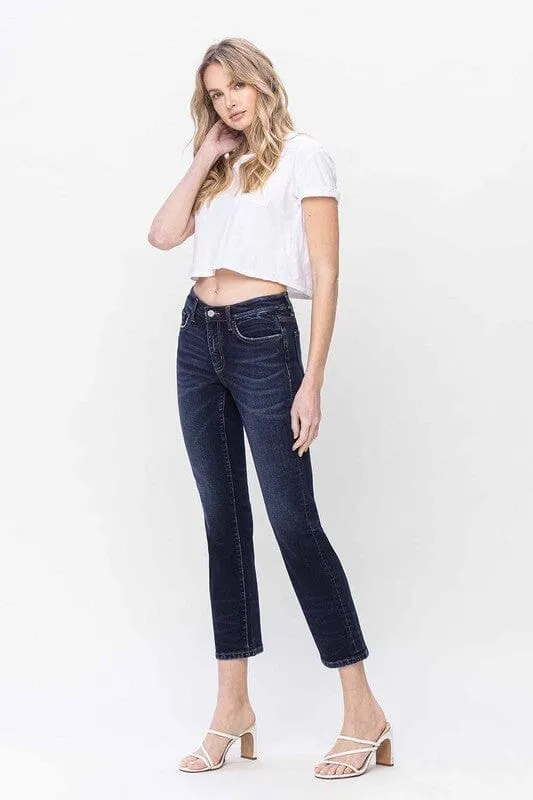 Mid Rise Slim Straight Jeans - Flying Monkey