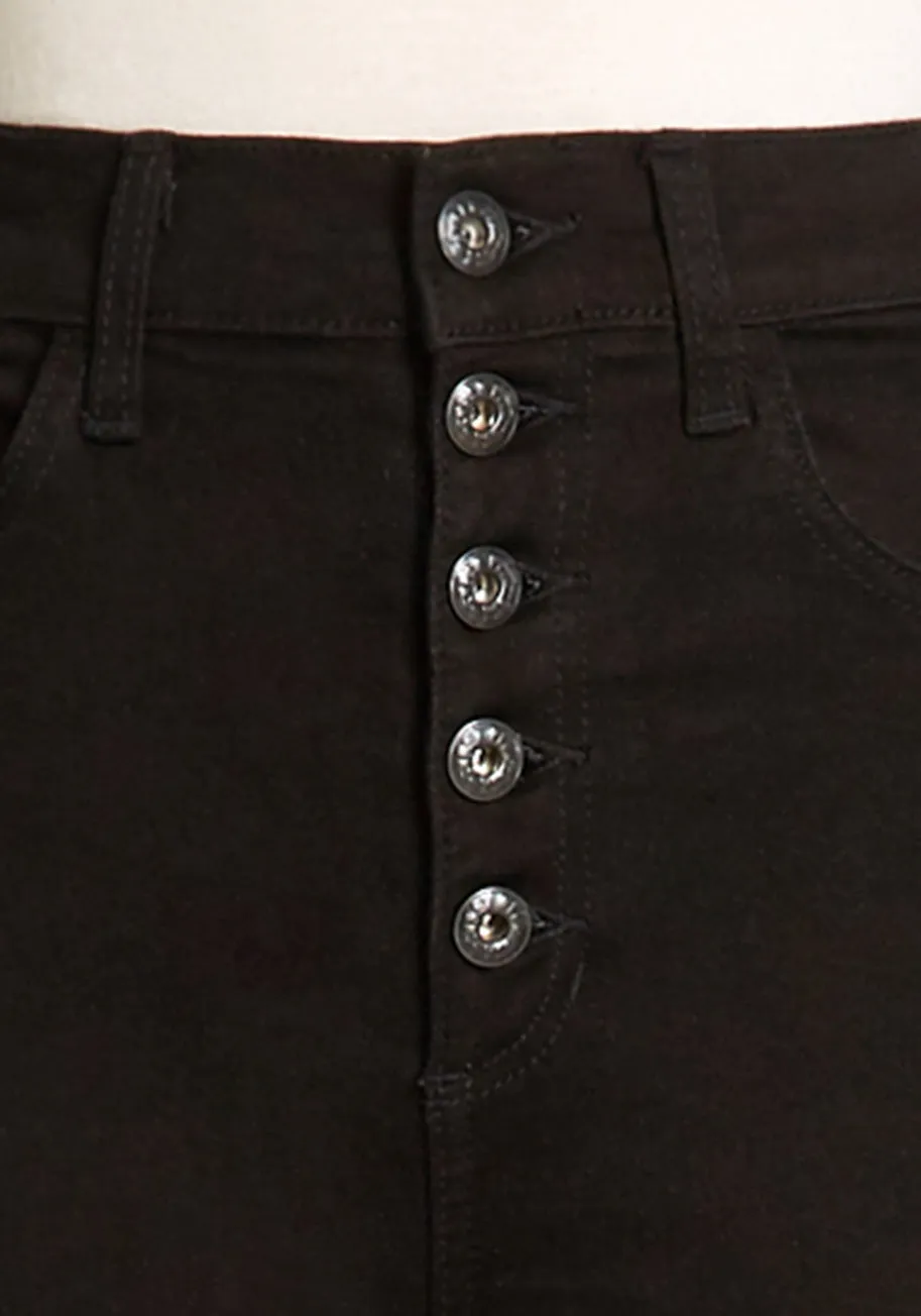 Most Important Function Button-Fly Skinny Jeans