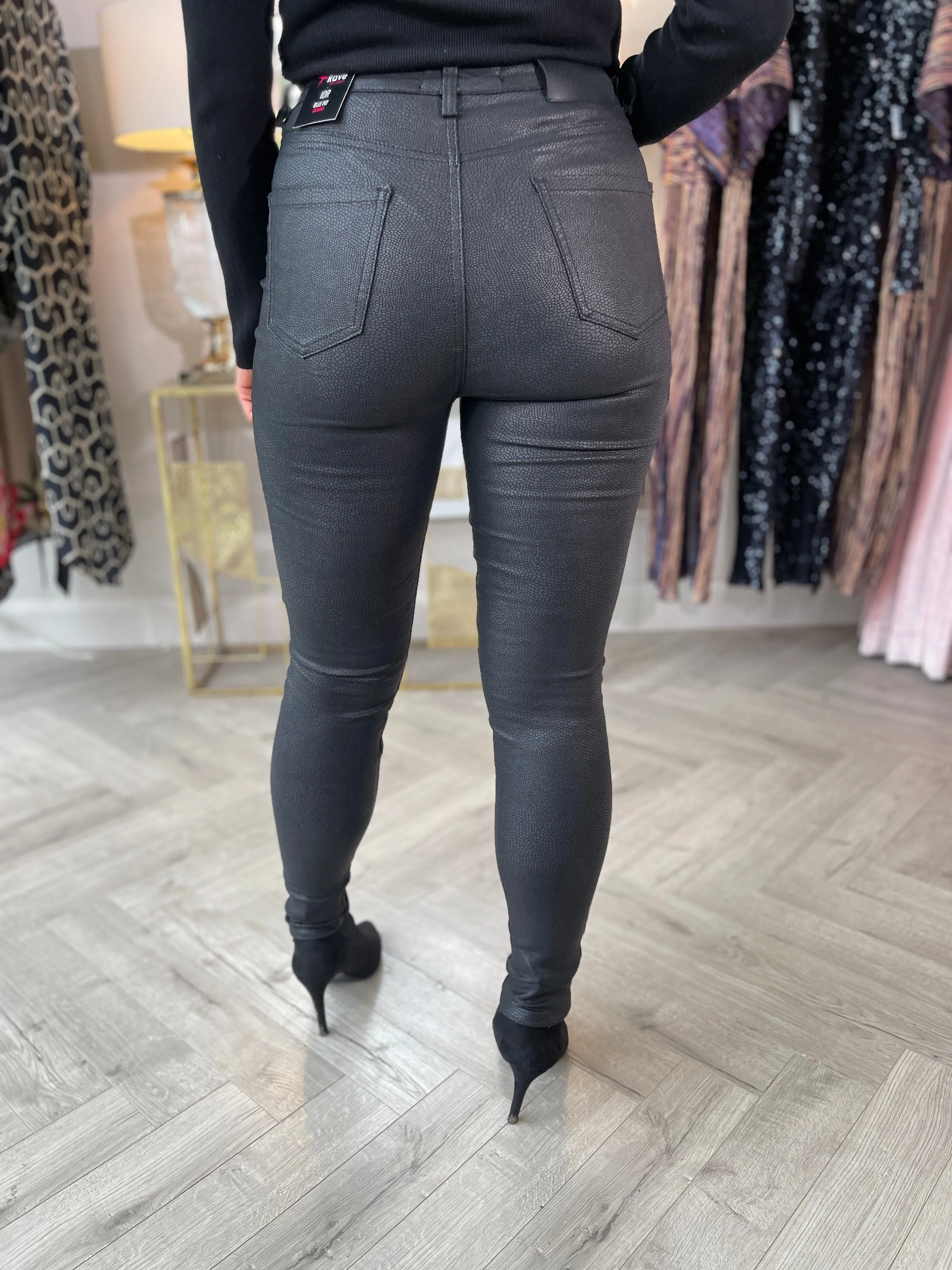 Nela Snake Skin Pants (Reg)