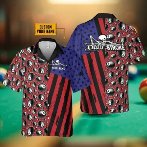 Personalized Billiard Dead Stroke Hawaiian Shirt