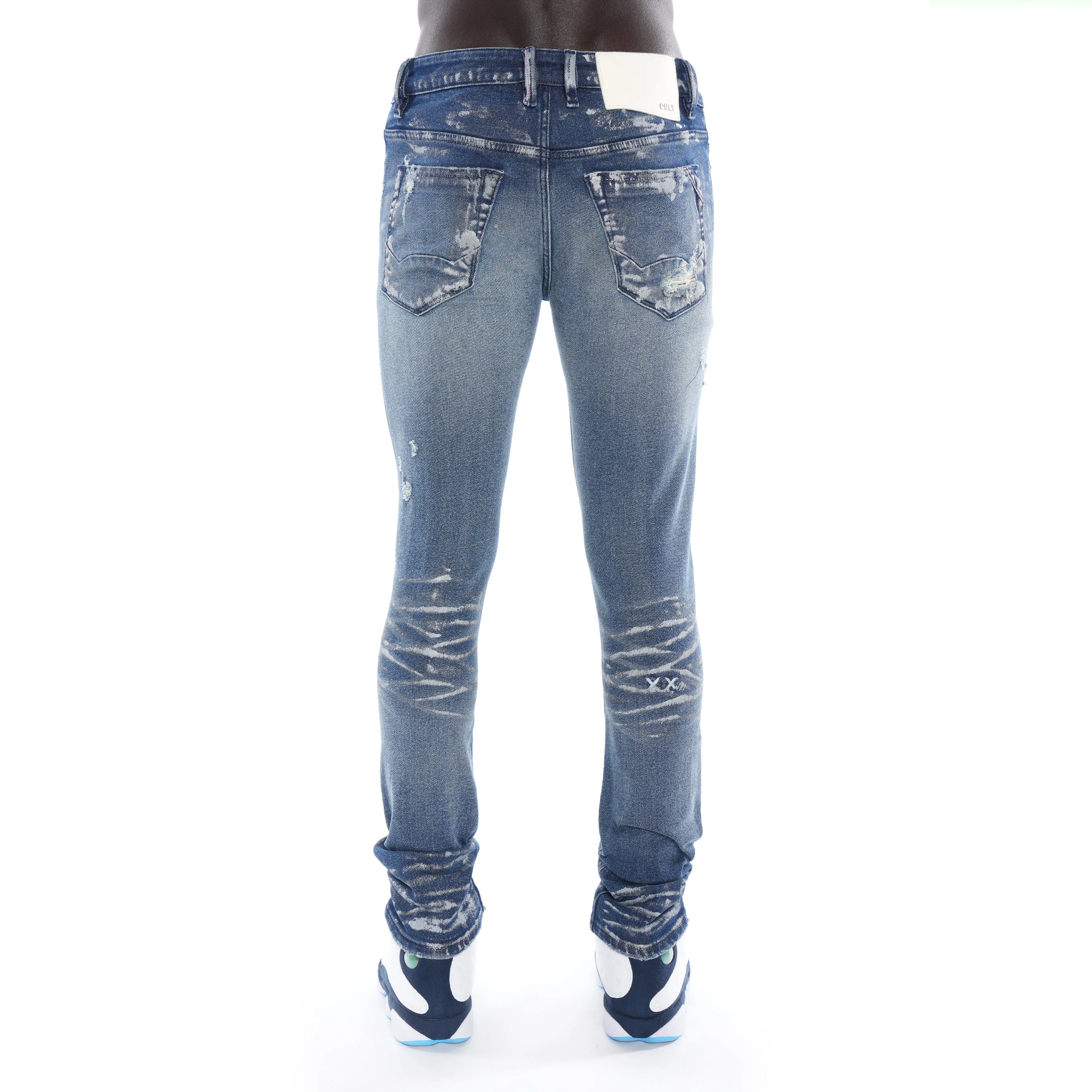 PUNK SUPER SKINNY IN BLUE STREAK