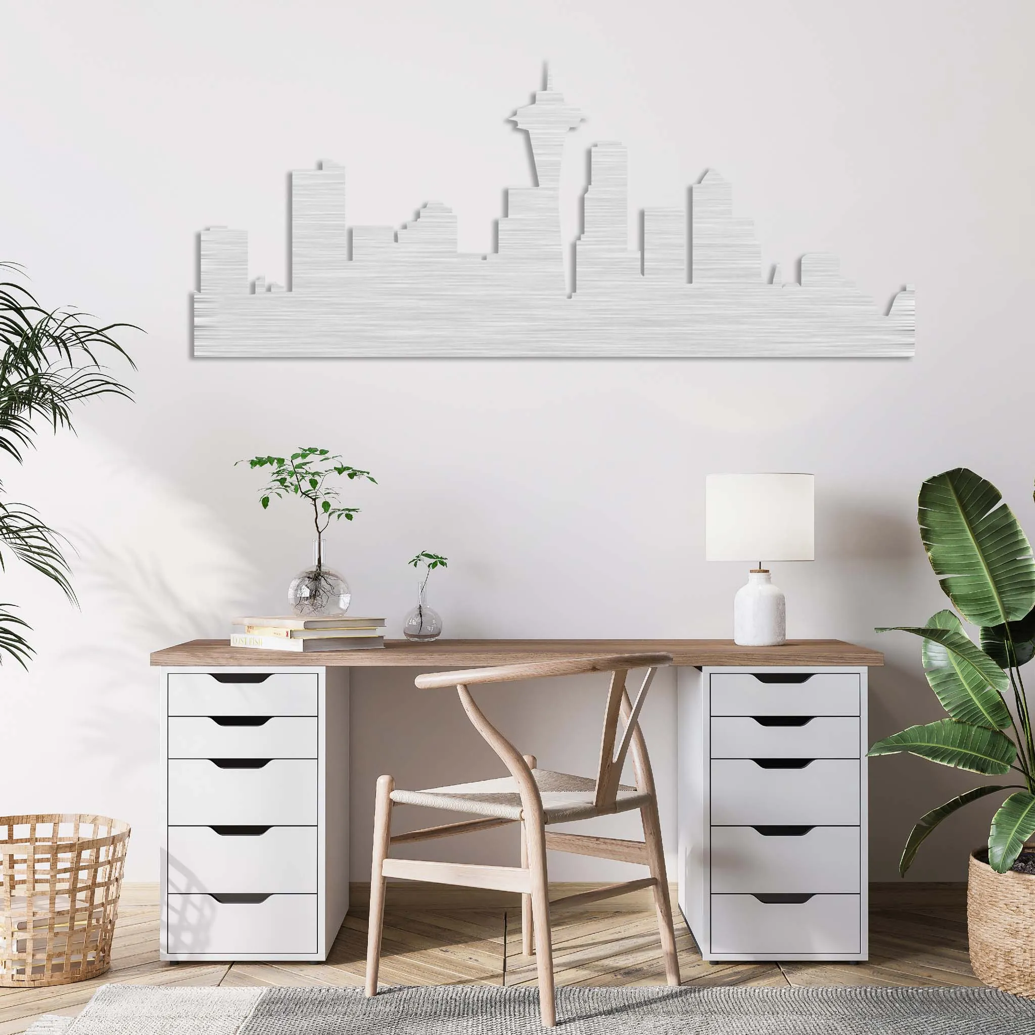 Seattle Skyline - Metal Wall Art