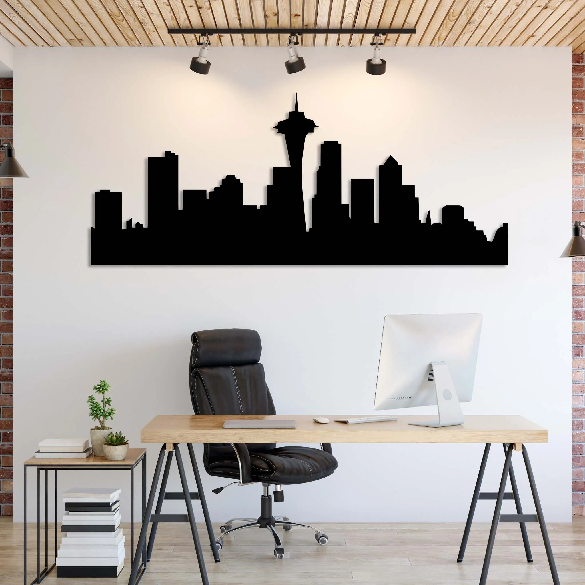 Seattle Skyline - Metal Wall Art