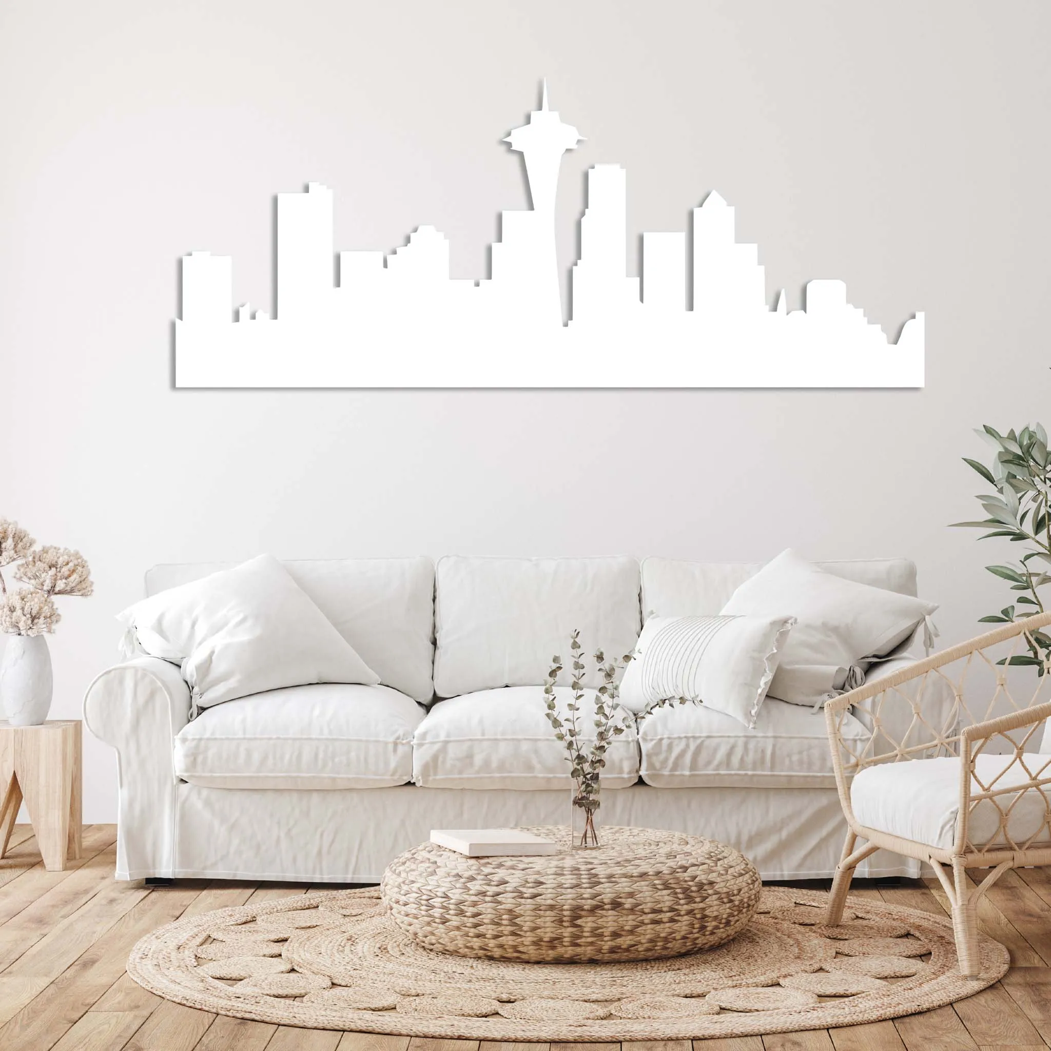 Seattle Skyline - Metal Wall Art