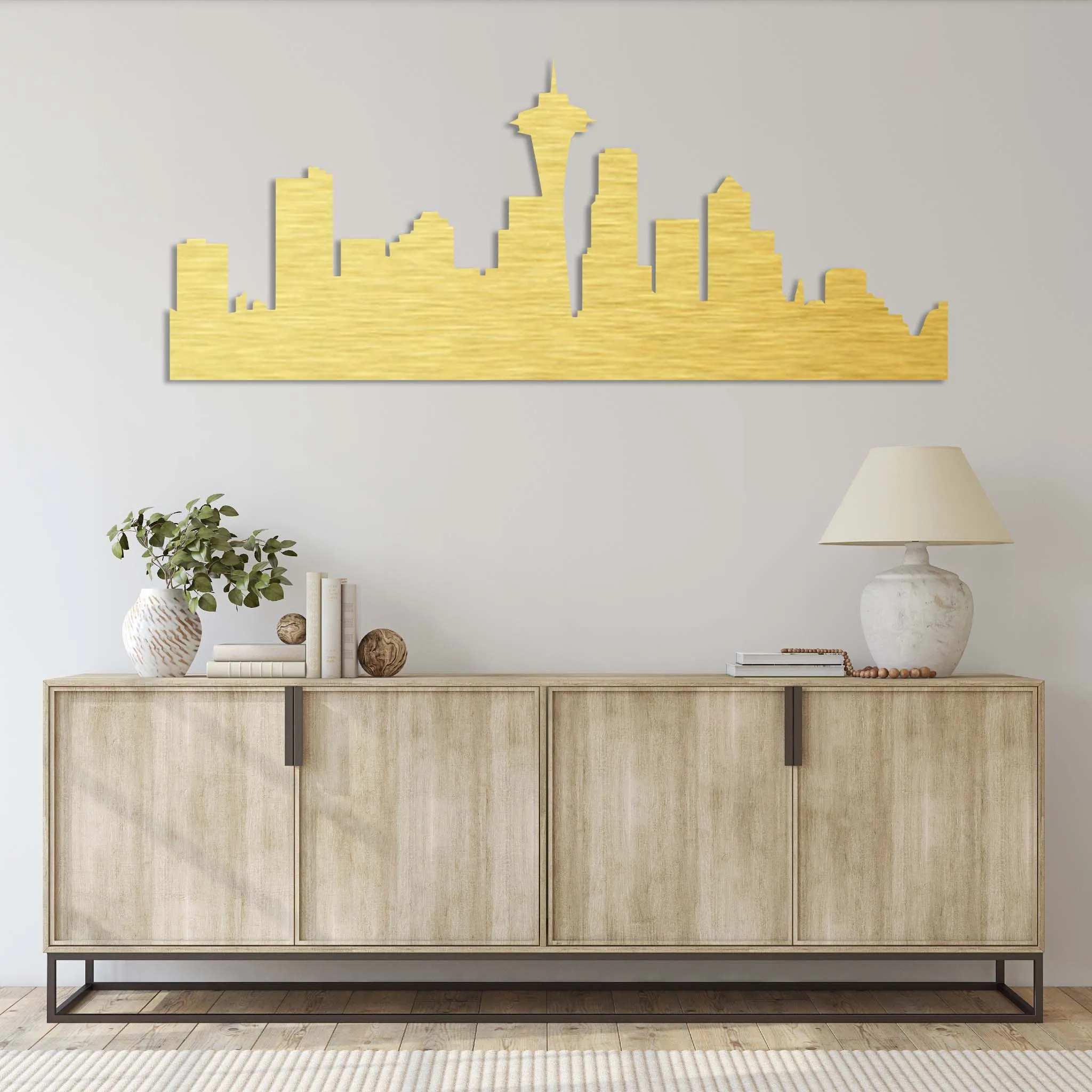 Seattle Skyline - Metal Wall Art