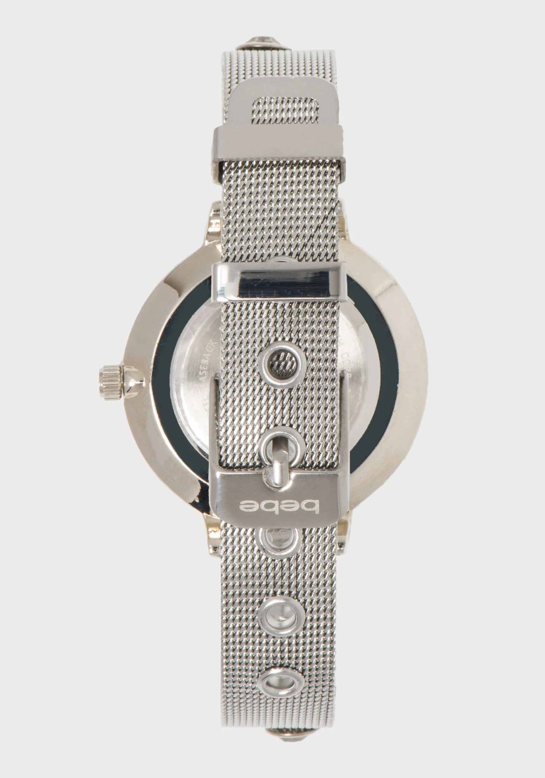 Silver Crystal Band Watch