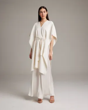 Textured Cotton Solid Kaftan